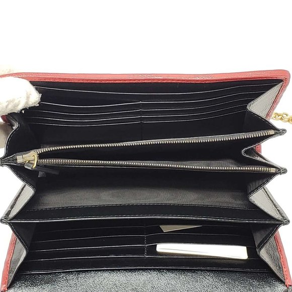 Gucci Marmont Bicolor Wallet onChain Crossbody Bag - Picture 11 of 14